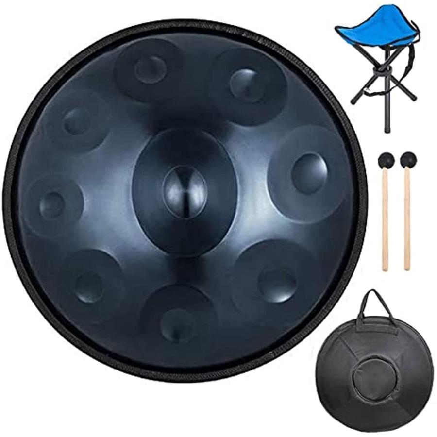 9 ノート D マイナー ハンドパン ドラム、432 Hz マニュアル 9 ノート D マイナー ハンドパン ドラム、432 Hz マニュアル