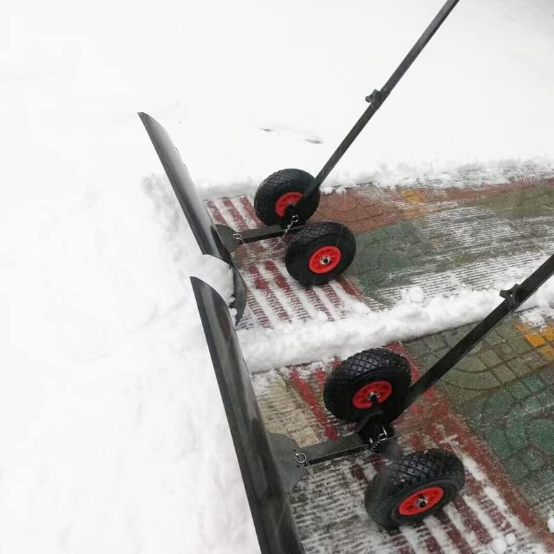 【新品未開封】 雪かき機 雪かき スコップ スノーダンプ タイヤ付 除雪機 上下 左右 高さ 角度 調整 シャベル 雪押し 雪掻き 快適 雪かき 除雪 家庭用 積雪 大雪