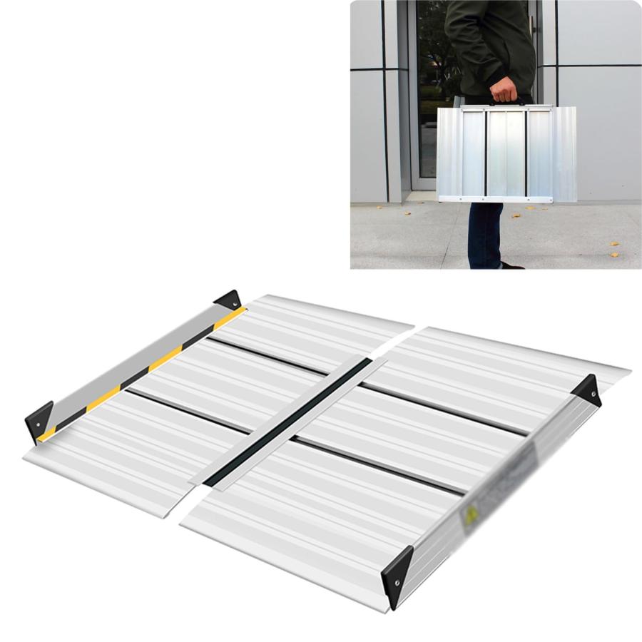 ポータブル車椅子用スロープ、 耐荷重300KGまでのホームステップ  