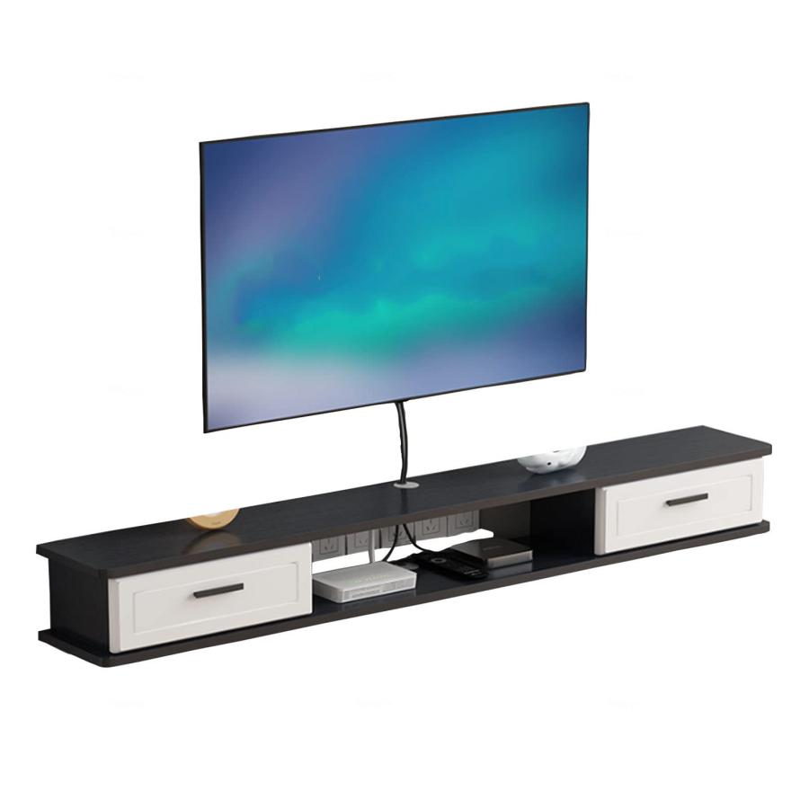 フローティング TV スタンド キャビネット、壁掛け テレビコンソール リビングルーム、オフィス、壁掛けテレビキャビネット フローティングTV