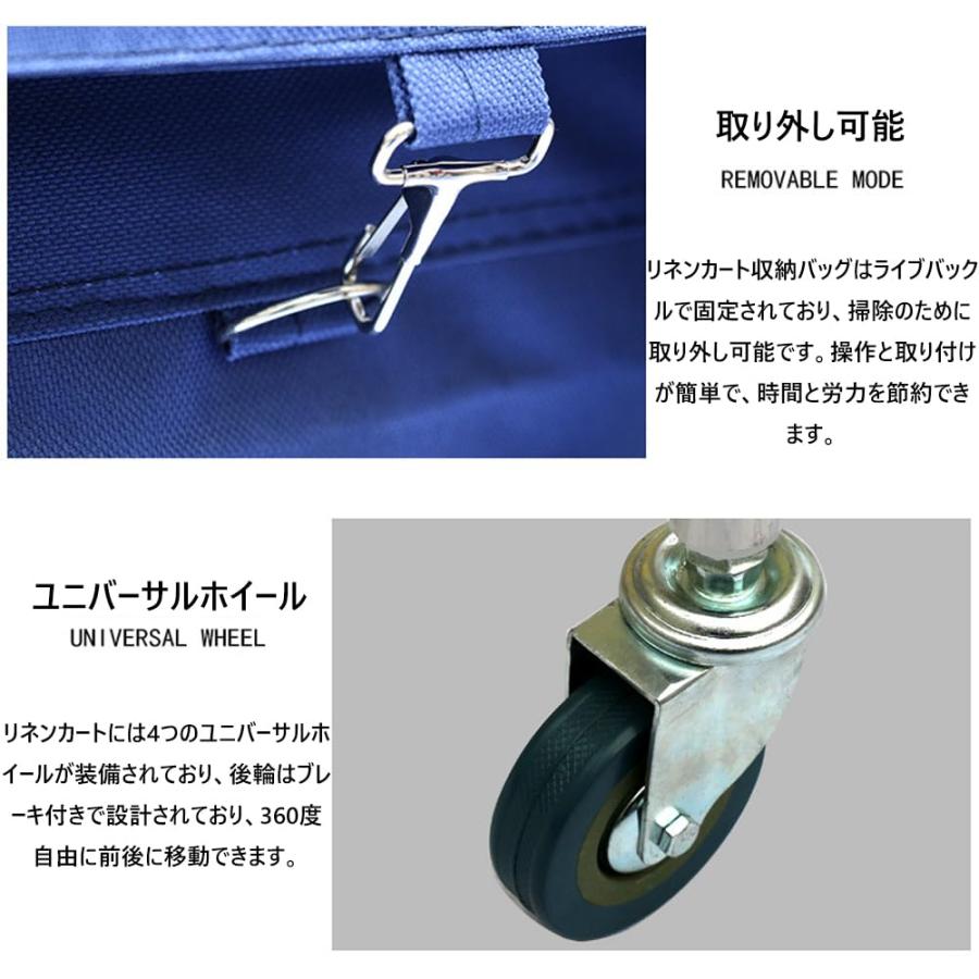 ホテルリネンカート 折りたたみ式 業務用 ランドリーワゴン ホテルリネンカート 折りたたみ式 業務用 ランドリーワゴン