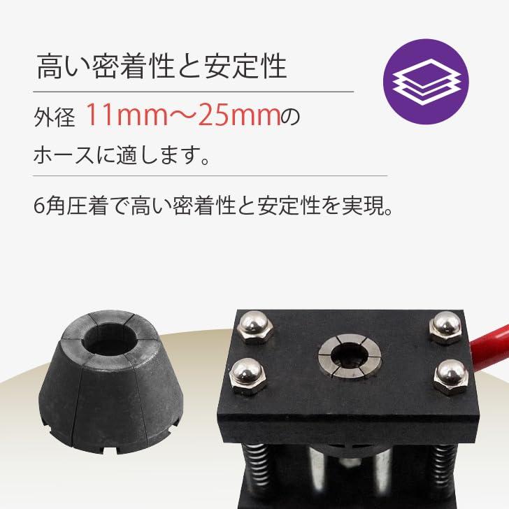 圧力パイプ YG-04 手動油圧パイプ 6角圧着 外径8mm〜25mm対応 裸 圧力パイプ YG-04 手動油圧パイプ 6角圧着 外径8mm〜25mm対応 裸