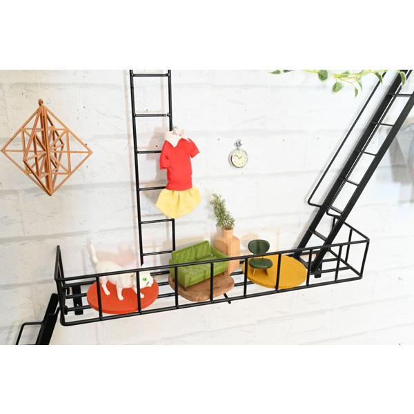 梯子 ディスプレイ オブジェ 飾り 置き物 インテリア 雑貨 ファイヤー