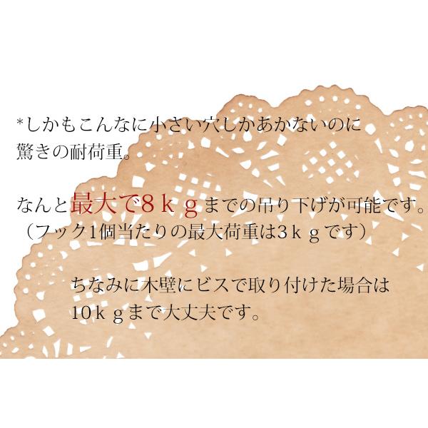 穴が目立たないから賃貸でも安心 幅８0cm壁掛けスライダーフック おしゃれ 賃貸 取り付け 穴が目立たない 石膏ボード 日本製 ウォールフック カラー セピア Www Mantraman Com Mx
