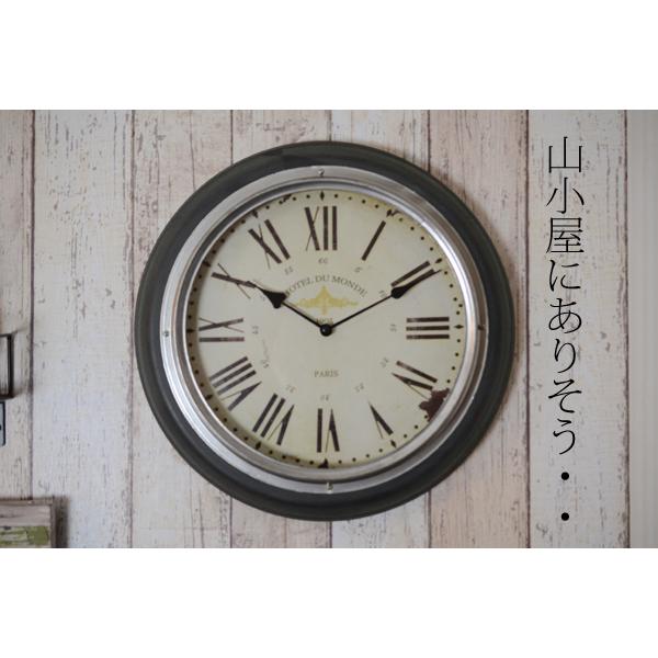 壁掛け時計 シルバーリムウォールクロック( 壁掛け 壁 時計