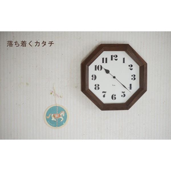 壁掛け時計 おしゃれ 掛け時計 時計 レムノス 日本製 リキクロック