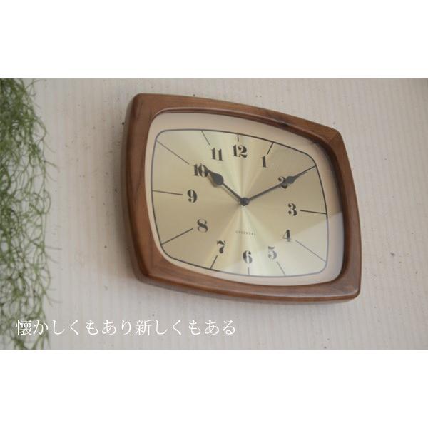 壁掛け時計 おしゃれ 掛け時計 時計 木製 レトロ『壁掛け時計Enoch』｜yurarakamarket｜02