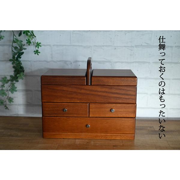 ぽちゆき☆送料込み☆木製3段引き出し③ ぽちゆき☆送料込み