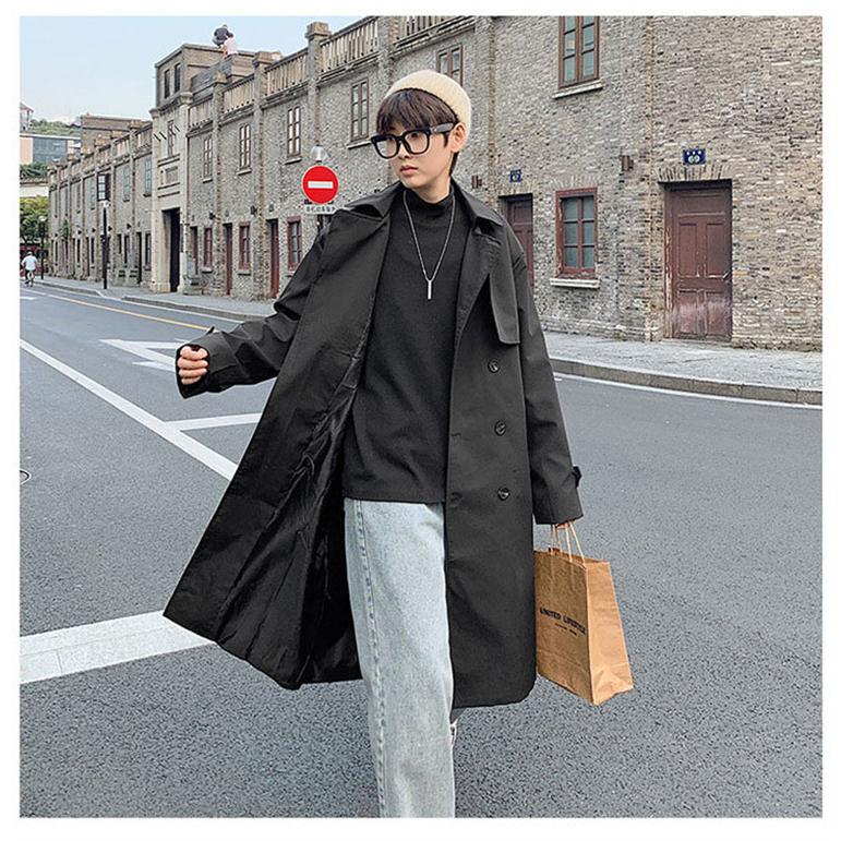 トレンチコート メンズ ロング コート ダブル オーバーサイズ ノーマル ロング丈 マキシマム丈 スプリングコート ステンカラー チェスターコート ダブルコート Jai3 ベストエフ 通販 Yahoo ショッピング