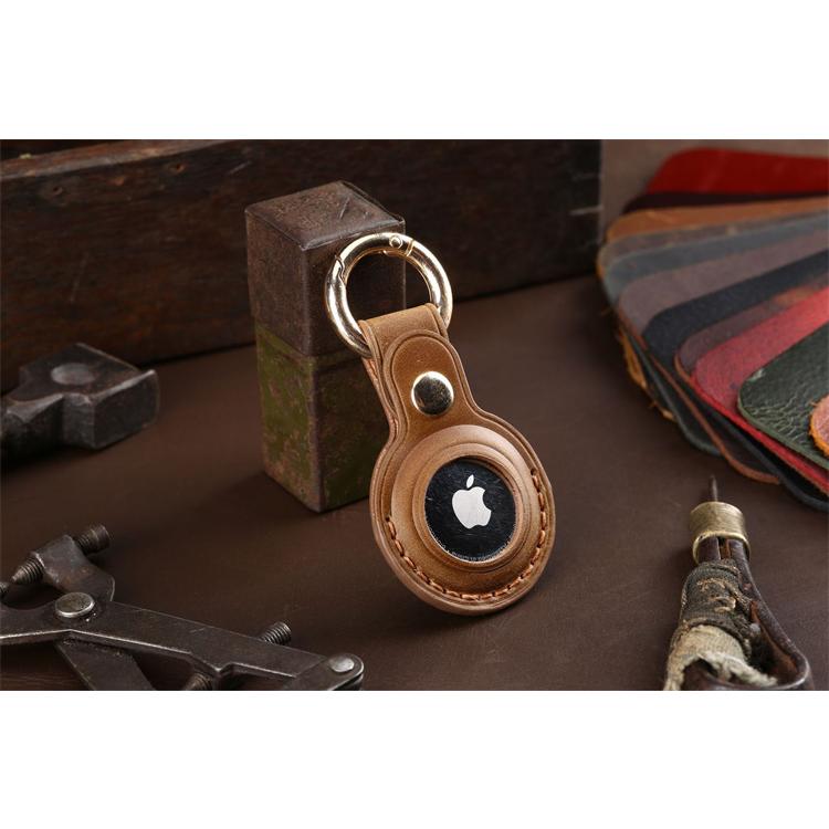 Apple AirTag アップル エアタグ ケース 本革 レザー シンプル airtag