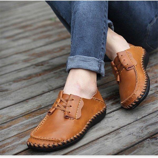 即納 シューズ 22春夏新作メンズレザーシューズ 革靴 カジュアル レザーシューズ メンズ 革靴 カジュアルシューズ 通気 大きいサイズ 踵を踏める 22 春夏 Www Threeriversofs Com