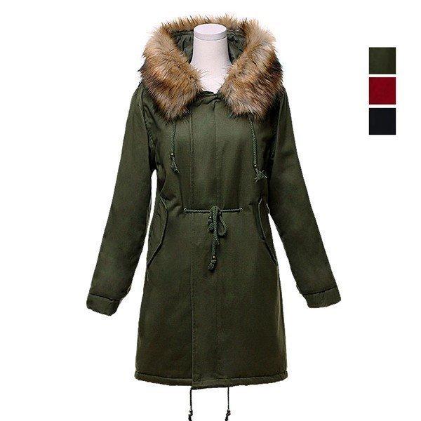オープニング大放出セール ミリタリージャケット レディース モッズコート 中綿 キルティングコート 防寒コート ロング丈 ファー付き 21秋冬 超 激安 Www Shandilyaz Com