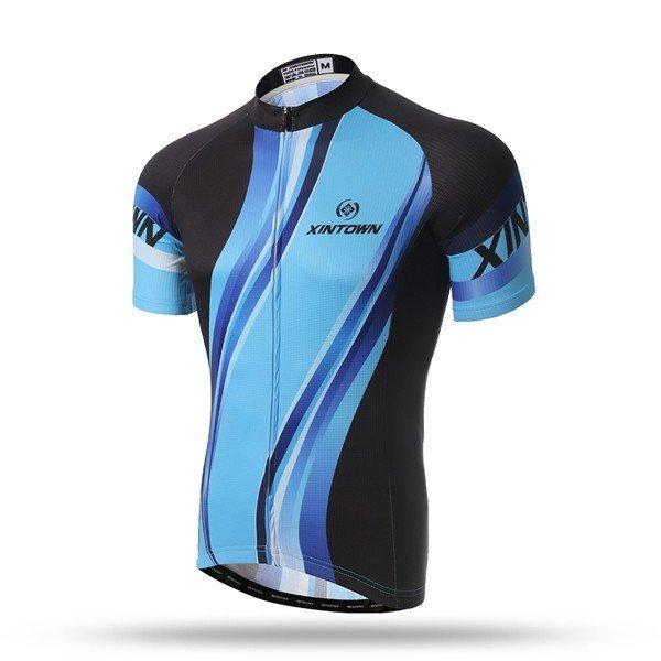 メンズ サイクルジャージ 半袖上着 サイクリングウェア おしゃれ 自転車ウェア 夏 薄手 スポーツシャツ おすすめ