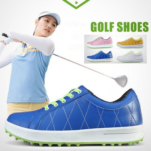 ゴルフシューズ レディースゴルフ靴 スパイクシューズ スポーツシューズ ランニングシューズ おしゃれゴルフシューズ ノンスリップ Xsty Xz033 Sangara 通販 Yahoo ショッピング