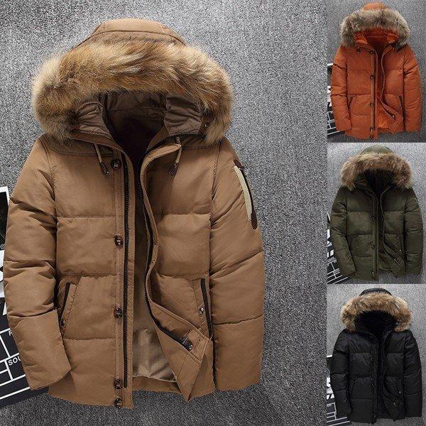 ビッグ割引 アウトドアウエア ダウン 秋冬コート ダウンコート ダウンジャケット メンズ フェイクファー 22新作 アウター フード 防寒着 ダウンコート サイズ 4xl