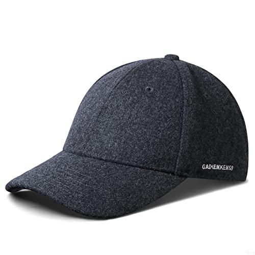 【オンライン限定商品】  GADIEMKENSD Gray並行輸入品 Mens for Warm Wool 60% Caps Baseball Winter その他帽子