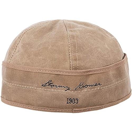 激安品 Stormy Kromer ワックスコットンキャップ - 軽量フォールハット イヤーフラップ付き， オレンジ(Blaze Orange)， 7 5/8