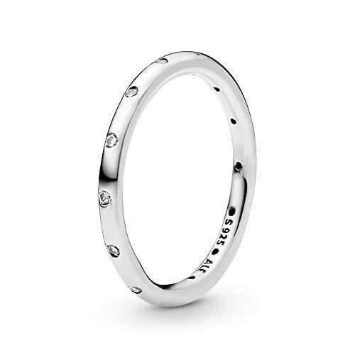 【おトク】 Pandora スターリングシルバー並行輸入品 リング キュービックジルコニア バンド スパークリング シンプル Jewelry 腕時計用ベルト、バンド