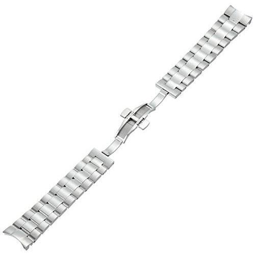 【１着でも送料無料】 Tissot ステンレススチールシルバー腕時計ベルト 幅21mm (モデル：T605044607)並行輸入品 腕時計用ベルト、バンド