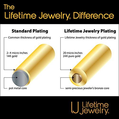 Lifetime Jewelry ゴールドチェーン メンズ&レディース 4.3mm マイアミ