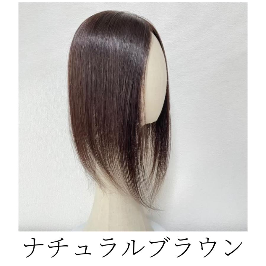大注目大注目未カット 前髪なし 8×13cm ロング 部分ウィッグ