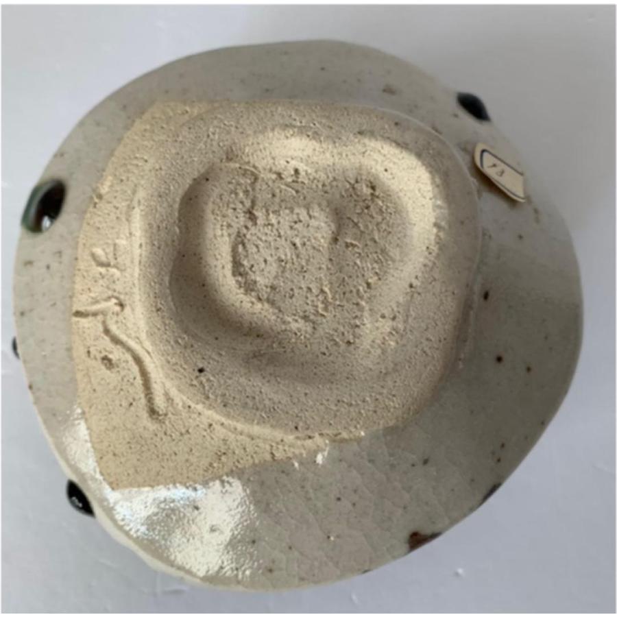 茶道具　織部茶碗　曽根芳之 2024春大特価セール！ 茶道具 織部茶碗 曽根芳之