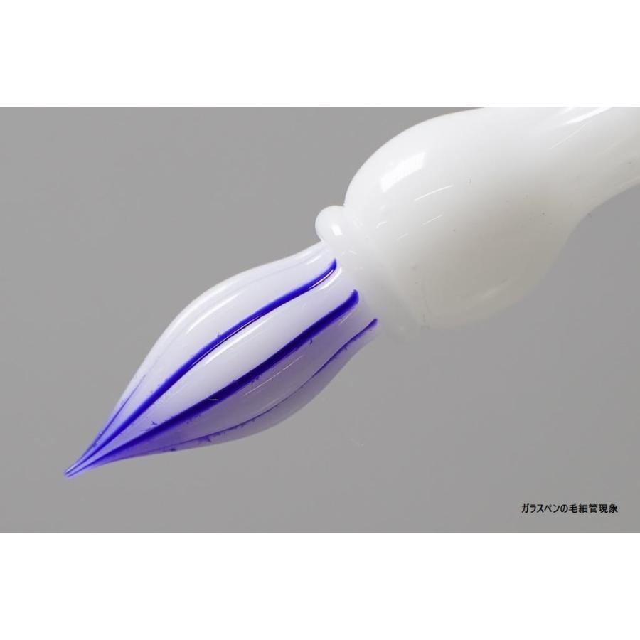 OFUNAGLASS ガラスペン 四角軸 白 B : 有隣堂ヤフーショッピング店