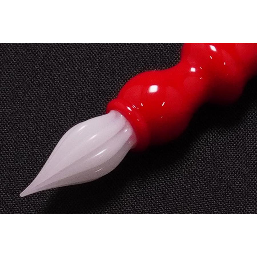 OFUNAGLASS ガラスペン 丸軸 レッド×イエロー(不透明) : 有隣堂ヤフー