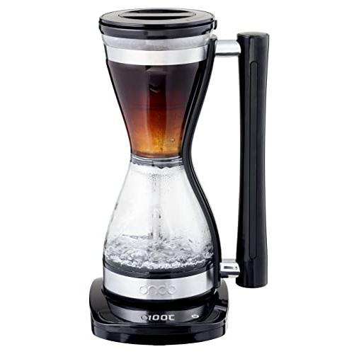 丸隆 ondo サイフォン式 コーヒーメーカー 電気式 240ml 2杯用 保温機能 抽出時間3段階調整 簡単操作 おうちカフェ ON-08 ブラック 丸隆 ondo サイフォン式 コーヒーメーカー 電気式 240ml 2杯用 保温