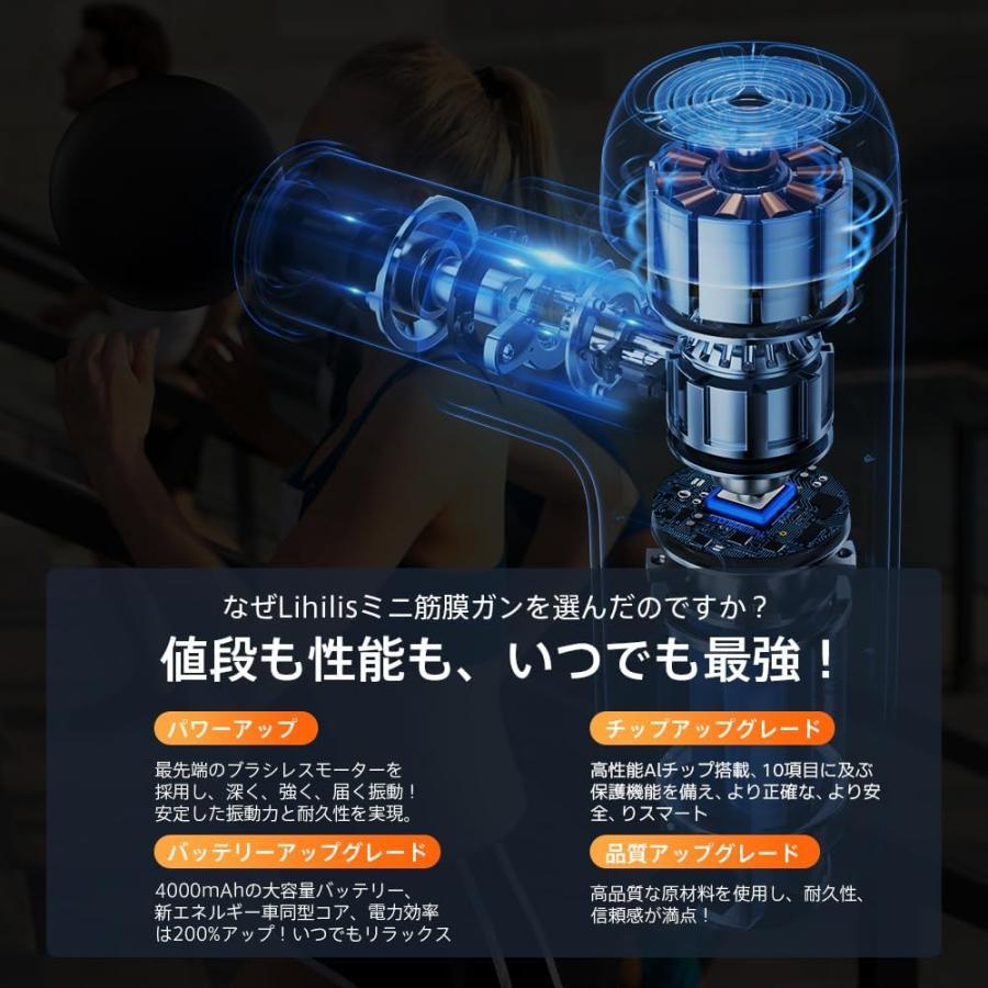筋膜リリースガン ハンディガン AI自動モード付き 筋膜リリース