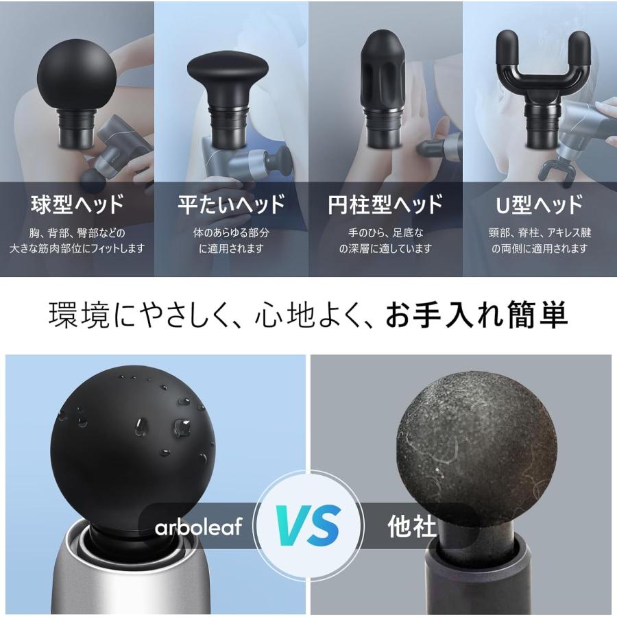筋膜リリースガン ハンディガン トータルボディケア 5個ヘッド 筋膜リリースガン ハンディガン トータルボディケア 5個ヘッド