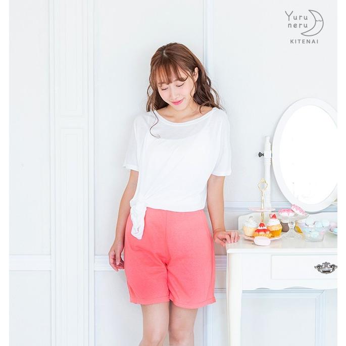 ハーフパンツ レディース 女性 ショーツ 半ズボン パジャマ 部屋着 パンツ ズボン M L L Ll 綿100 日本製 U970 Yuruneru 通販 Yahoo ショッピング