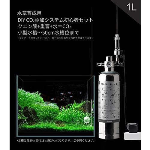 化学反応式co2　アクアリウム 化学反応式ボンベ CO2ジェネレイターX PRO フルセット