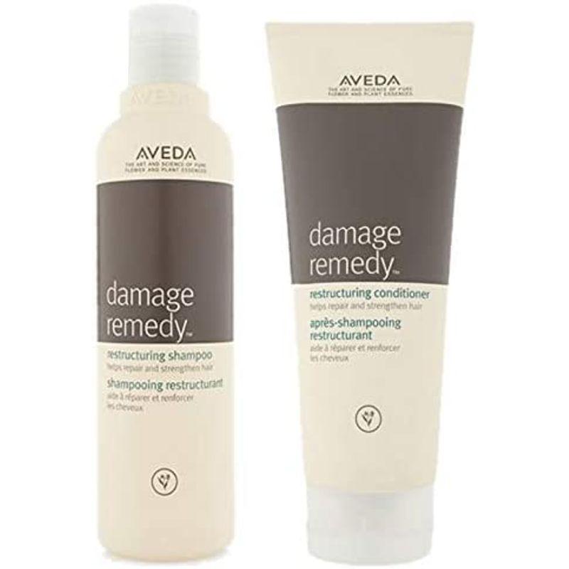 AVEDA アヴェダ ダメージレメディー リストラクチュアリング シャンプー250ml・コンディショナー200ml セット 並行輸入品 シャンプー マック ボタニラル シャンプー 400ml × 2本 スカルプケア ダメージケア