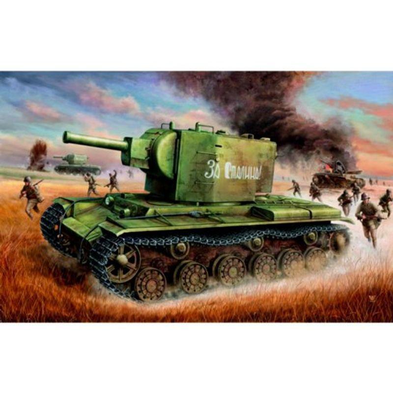 トランペッター 1 35 プラモデル KV-2重戦車 ソビエト ●送料無料● 爆買いセール