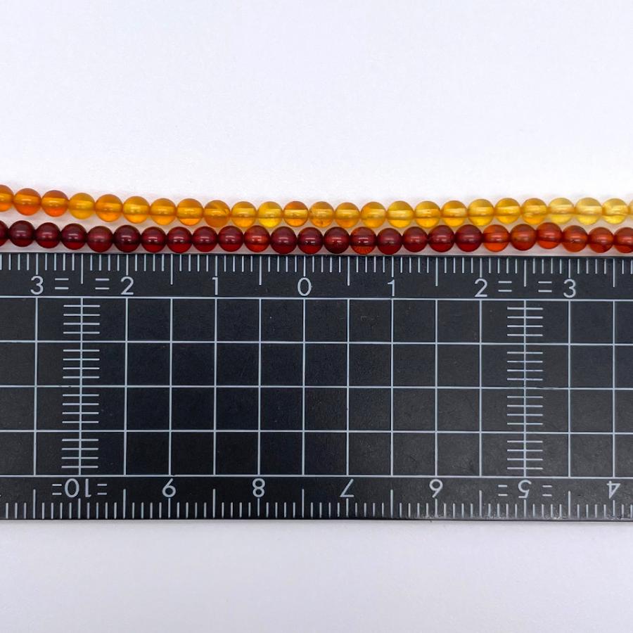 極小 リトアニア産 バルティック アンバー 10粒 天然琥珀 3~3.5mm 素材 