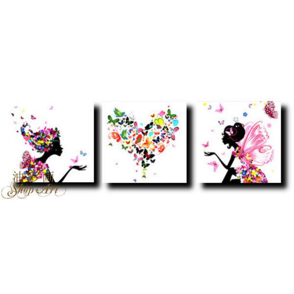 絵画 壁掛け 人気 かわいい 抽象画 モダン アートパネル インテリア おしゃれ 手書きの油彩画 ３枚セット 天使 1191 油彩画shop Art 通販 Yahoo ショッピング