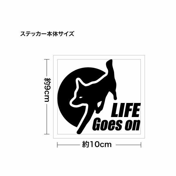 カッティングステッカー Life Goes on GEN ver.17（人生は続く）3枚組 