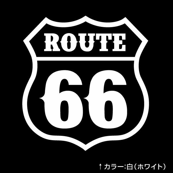 2枚組 カッティングステッカー アメリカ ルート66 Ver.40x（DO）特大X 