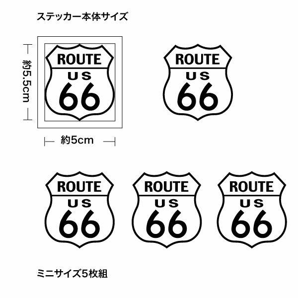 ROUTE66　カッティングステッカー　2色 楽天市場】ステッカー ルート66 カッティングステッカー カッティング