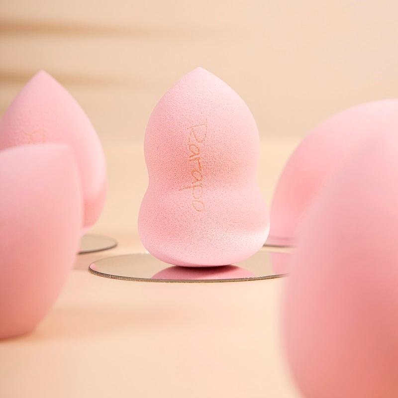 ITO Rarapoメイク用スポンジパフ 4個セット 3D 立体型 化粧