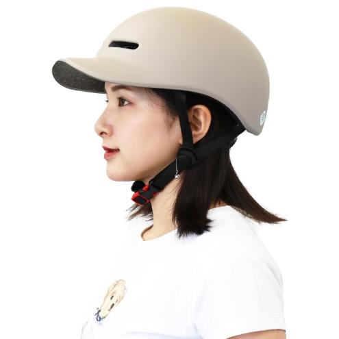 Coconut シティサイクル ＆ ヘルメット シティ サイクル ヘルメット (ベージュ) 大人用 通勤 通学 自転車用