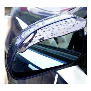ギフ 包装 車用 サイドミラーバイザー 2個セット ブラック 保護 雨 雪