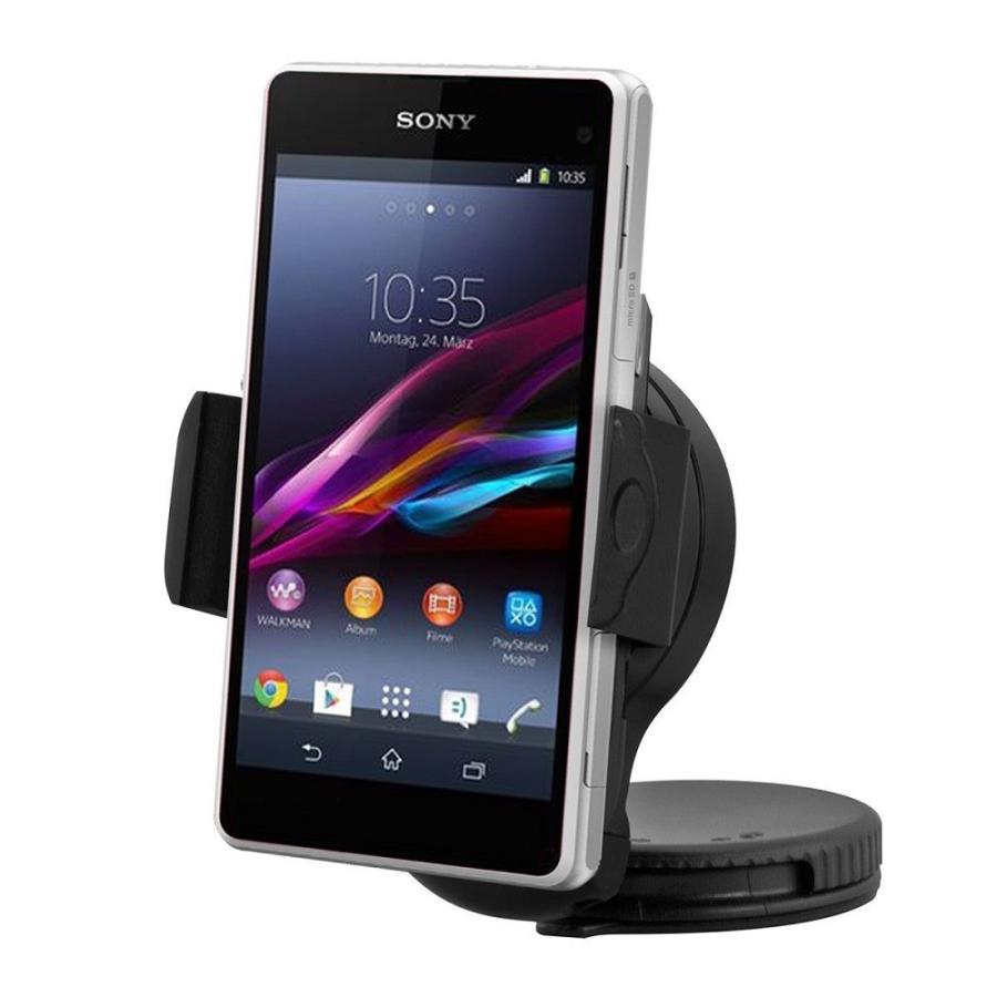 Iphone スマートフォン用 コンパクト車載ホルダー 360度回転式 うめのやonline 通販 Yahoo ショッピング