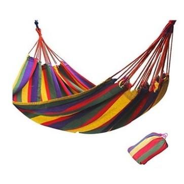 並行輸入品】カラフル・ハンモック 80×200cm 軽量 コンパクト