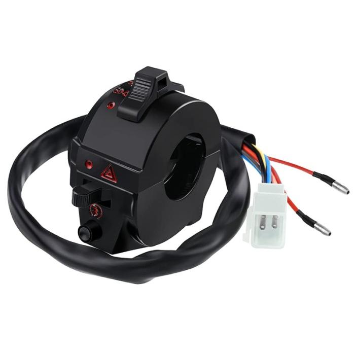 汎用 バイク用 ハンドルスイッチ右 22mm オートバイ ハザード ヘッドライト スタート コントロール 右スイッチ :4580566420611:うめのやonline 通販 汎用 22mm 薄型 左 ハンドルスイッチ モンキー ゴリラ Z50J など