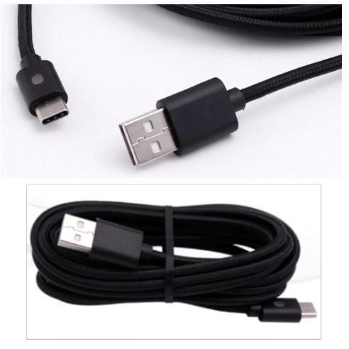 並行輸入品】USB Type-A to Type-C 編み込み充電ケーブル ライトで