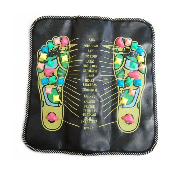 格安販売の 足裏健康マッサージマット 角型 35 25cm 足つぼ 足ツボ マット コンパクトサイズ Lasvaguadas Com