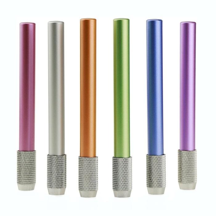 【並行輸入品】鉛筆延長ホルダー 6本セット 補助軸 エクステンダー 長さ 調節 短い 伸ばす 固定 キャップ ._ の商品画像