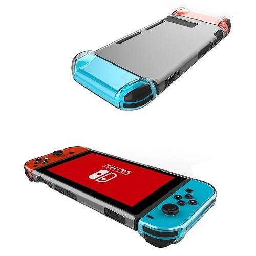 【美品】ニンテンドースイッチ　透明クリアケース付き Nintendo Switch 専用 クリアケース クリア ハードケース Joy-Con 傷